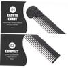 Skull Design Zinc Alloy Comb, Black, Portable view 3