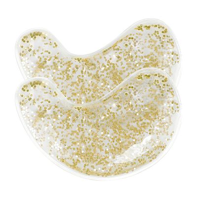 FGUUTYM Reusable Gel Eye Pad, Hot and Cold Under-Eye Patch for Tired Eyes and Dark Circles, 5 ml Magnetic Eyelashes, Gold, One Size