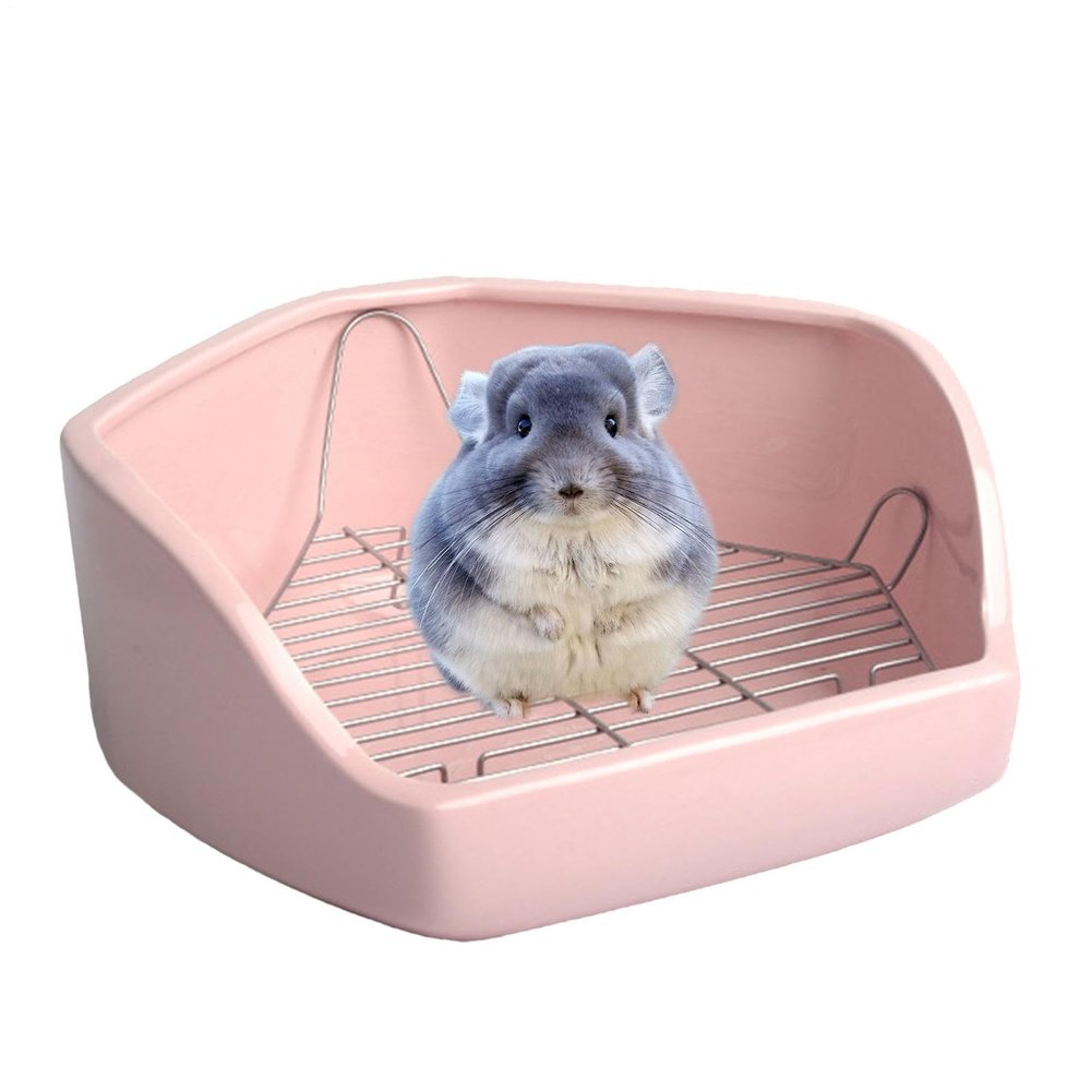Corner Litter Box for Small Pets
