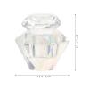 Transparent Glass Nail Brush Washing Cup for Manicure and Nail Art view 2