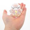 Transparent Glass Nail Brush Washing Cup for Manicure and Nail Art view 3
