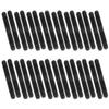 SEWOART Black Silicone Temple Tips, 16 Pairs for Eyeglasses and Sunglasses view 1