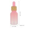 SKISUNO 5-Pack 15 mL Glass Dropper Bottles, Reusable and Leakproof, for Essential Oils, Makeup, and Beauty Salons, with 2 mL Dropper view 2