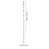 SHERCHPRY Pearl Rhinestone Shoe Straps for Women's High Heels, Gold, 2 pcs view 2