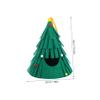 ORFOFE Cozy Christmas Tree-Shaped Guinea Pig Bed view 2