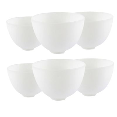 DECOMELODY 6-Piece Facial Mask Mixing Bowls, DIY Silicone Face Mask Bowls