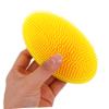 Silicone Baby Bath Brush for Boys and Girls, Gentle Cleaning, Yellow view 3