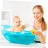 Silicone Baby Bath Brush for Boys and Girls, Gentle Cleaning, Yellow view 4