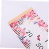 JOINPAYA Wooden Wall Growth Chart for Children with Rose Flower Pattern view 4
