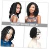 Dreadlock Wig for Women, Black, Synthetic Fiber, 1 Piece view 3