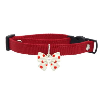 Dog Collar with Bow Tie