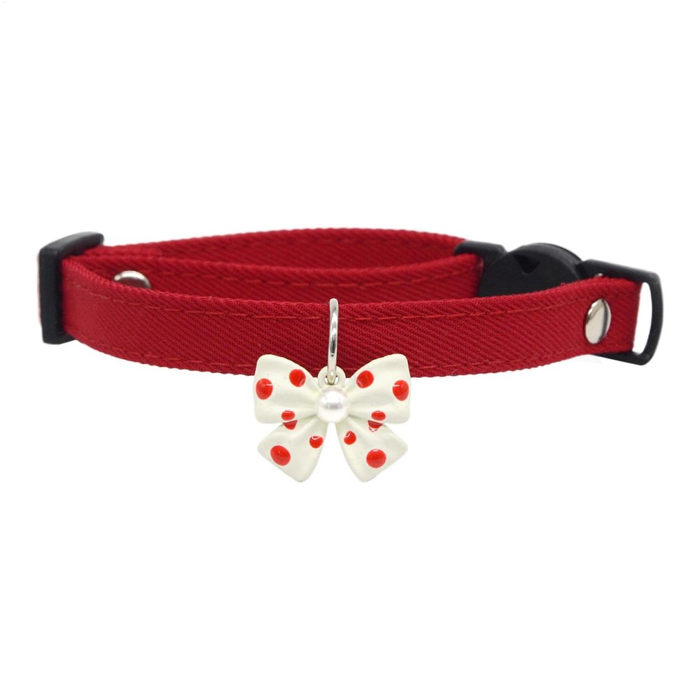 Dog Collar with Bow Tie