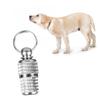 COLLBATH 2-Pack Pet ID Tubes in Brass view 3