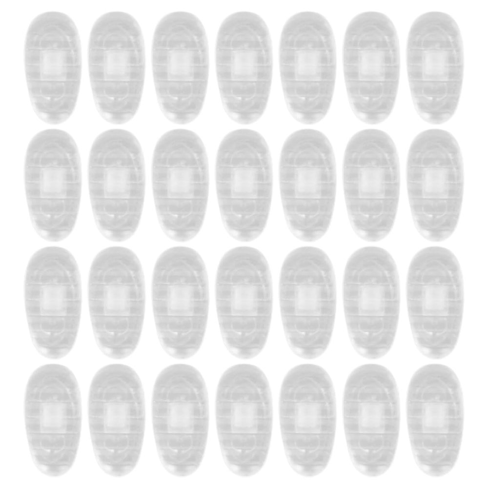 TOVINANNA Silicone Nose Pads for Glasses, 20 Pairs, Non-Slip Replacement