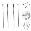 4-Piece Stainless Steel Ear Spoon Set, Silver, for Earwax Removal view 3