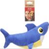 Flamingo Gebla Blue Shark Toy with Squeaker view 1