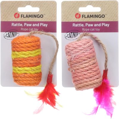 Flamingo Cat Toy Oraro Roll 25cm