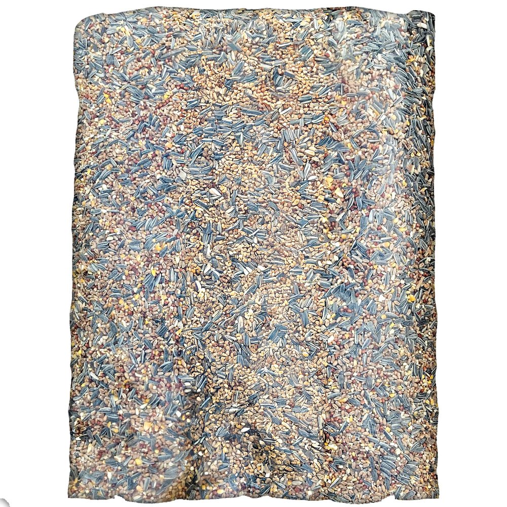 SQUAWK 100% Natural Bird Food Mix - Wheat, Corn, Sorghum, Sunflower Seeds and Millet - Essential Nutrition for Garden Birds