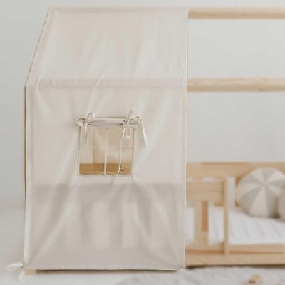 Moi Mili House-Shaped Bed Canopy Curtain, Cotton, 300 x 90 cm
