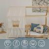 Moi Mili House-Shaped Bed Canopy Curtain, Cotton, 300 x 90 cm view 3