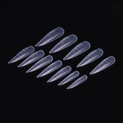 Dual Nail Tips, Almond Shape, 120 Pieces