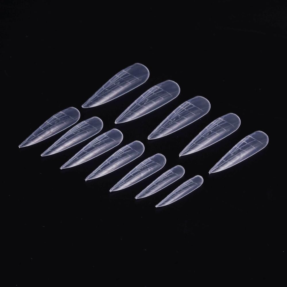 Dual Nail Tips, Almond Shape, 120 Pieces