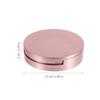 VINTORKY Round Pink Eyelash Storage Boxes with Mirror, 6-Pack view 4