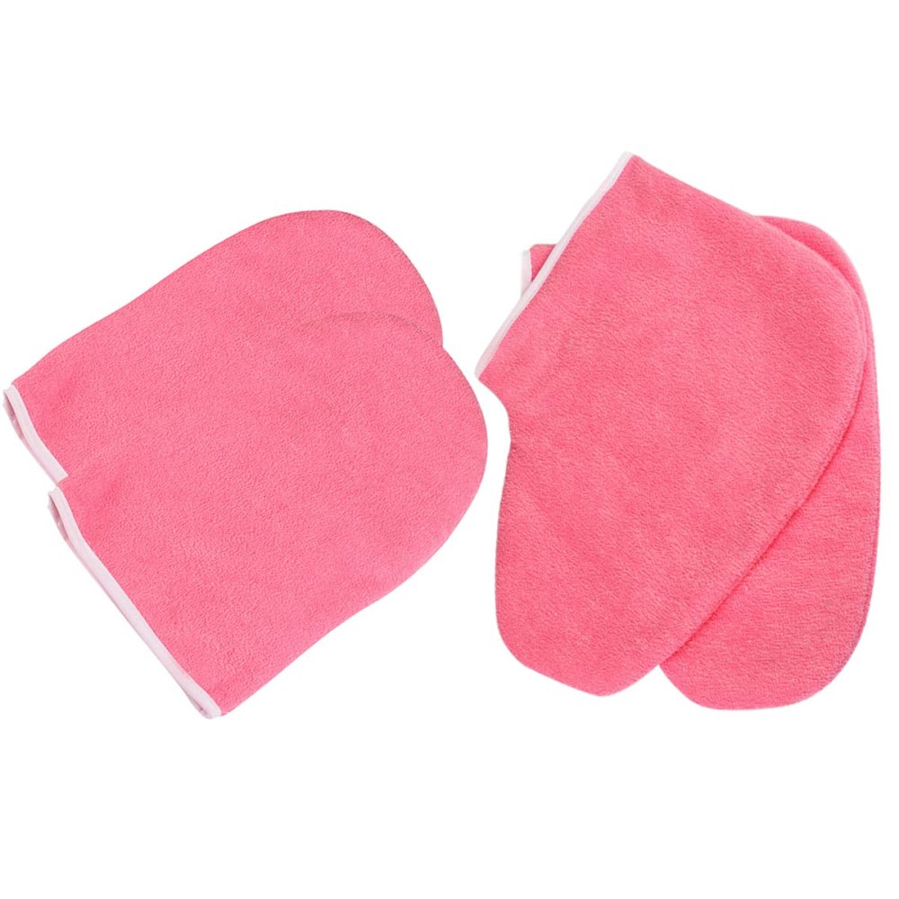 Paraffin Therapy Accessories: Cotton Gloves and Foot Covers