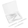 10-Piece Mini Silicone Lip Brush Set with Transparent Case view 1