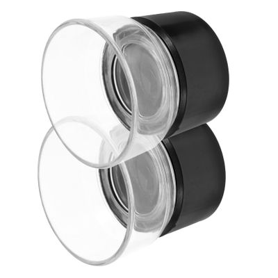 KOCKSHION Eyeglass Magnifier for Glasses Wearers, 10x Magnification, Portable Round ABS Jewelry Loupe for Watch Repairs and Antique Identification, 2-Piece Set