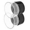 KOCKSHION Eyeglass Magnifier for Glasses Wearers, 10x Magnification, Portable Round ABS Jewelry Loupe for Watch Repairs and Antique Identification, 2-Piece Set view 1