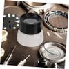 KOCKSHION Eyeglass Magnifier for Glasses Wearers, 10x Magnification, Portable Round ABS Jewelry Loupe for Watch Repairs and Antique Identification, 2-Piece Set view 4