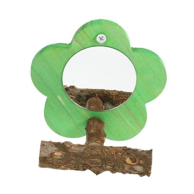 BUGUUYO Parrot Mirror in Flower Shape