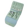 16-Piece Nail Clipper and Manicure Set with PU Leather Case view 1