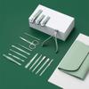 16-Piece Nail Clipper and Manicure Set with PU Leather Case view 4