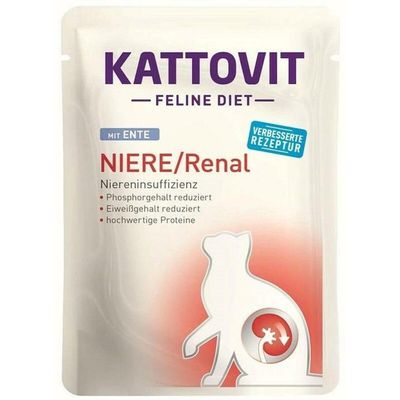 Kattovit PB Feline Diet Renal Duck 85 g