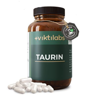 Taurine – High-Dose – 500 mg Pure Taurine per Capsule – Natural & Pure