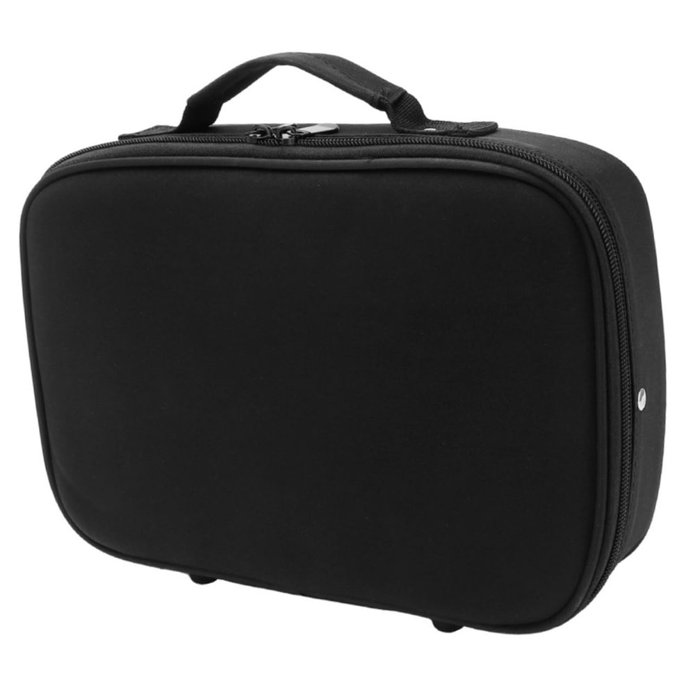 ARTSEWPLY Hairdressing Tool Bag, Large Capacity, Lightweight Fabric, Classic Black Tote for Salon and Barbershop