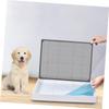 HOUDERCO Plastic Dog Toilet and Splash Guard for Puppy Training view 3