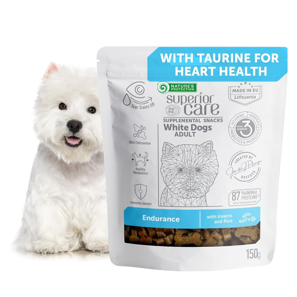 Nature's Protection Superior Care Dog Treats, Insect & Rice, 150 g