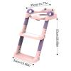 Children’s Potty Training Seat with Foldable Step Stool and Ladder view 2
