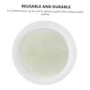 Acrylic and Glass Eyelash Plate, White, with Jade Accessories view 3