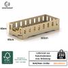 smartwood Floor Bed 80x160 cm with Fall-Out Guard, Wood, Yellow, TILA 2B view 3
