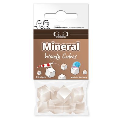 GlassGarden Mineral Woody Cubes | 8 PCS