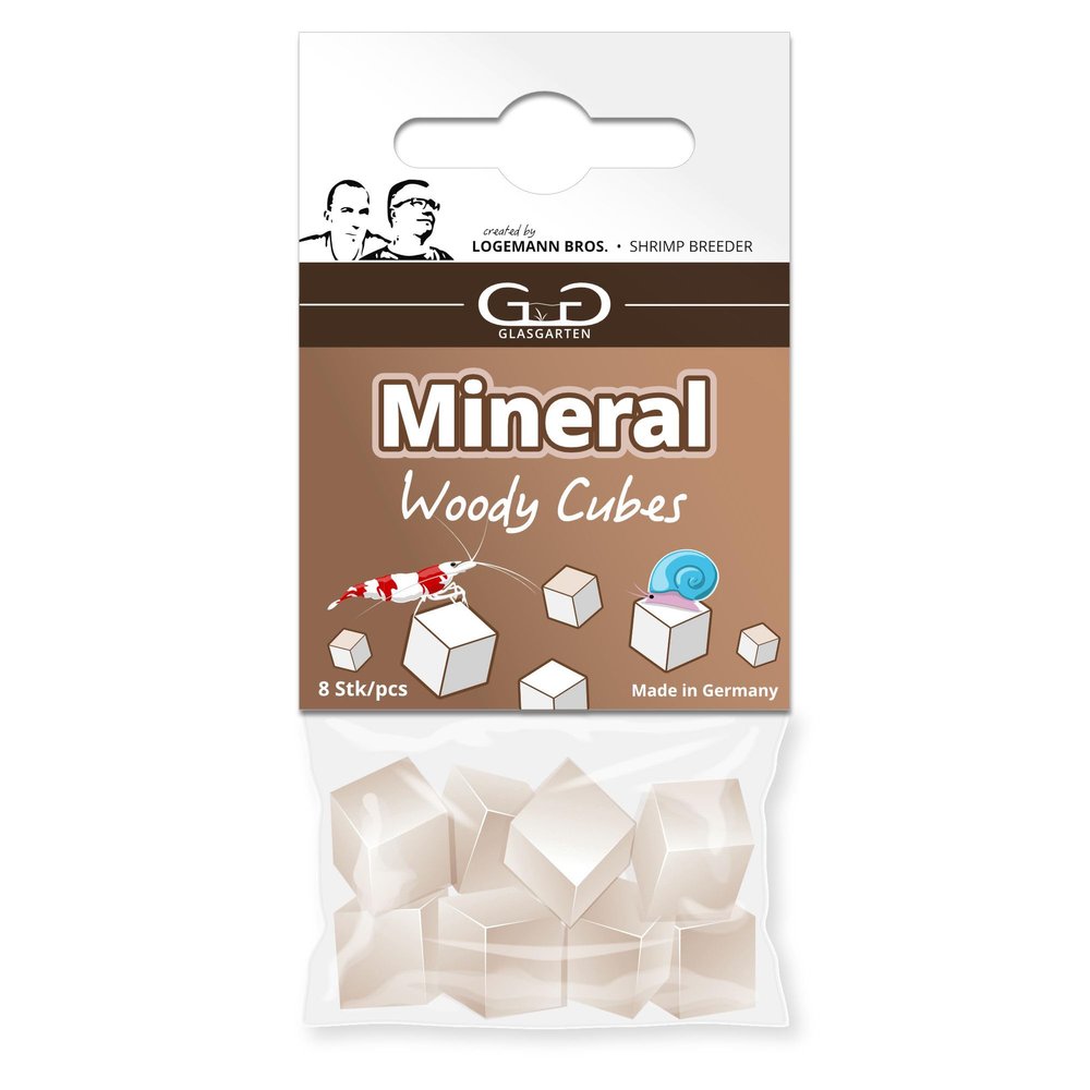 GlassGarden Mineral Woody Cubes | 8 PCS