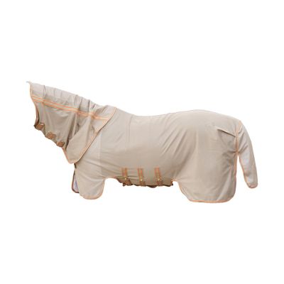 Kentucky Comfort Fly Blanket, Beige/Orange, 160–7'0"
