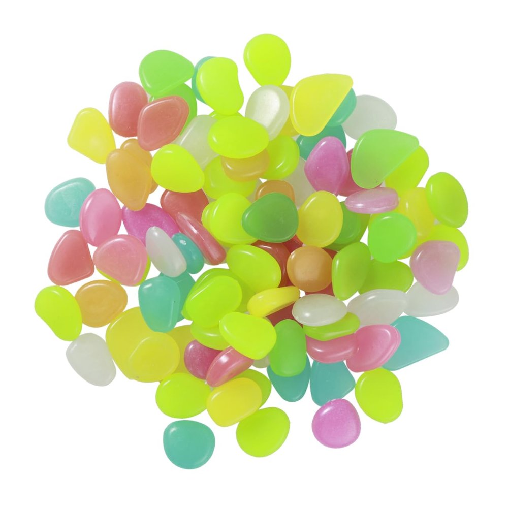 Toddmomy Cobblestone Gravel for Aquarium Decorations - 100 Pieces Set