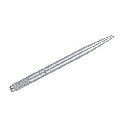 Slim Silver Eyebrow Pencil with Tip for Freehand Use