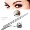 Slim Silver Eyebrow Pencil with Tip for Freehand Use view 2