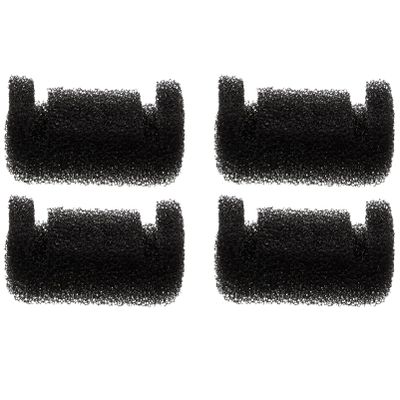 HOUDERCO Sponge Filter Elements Black U-Shaped 4 Pack